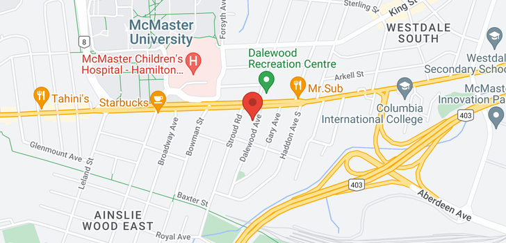 map of 90 DALEWOOD Avenue